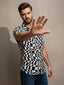 TerraDesi Monochrome Optical Illusion Print Shirt – Black & White Statement Wear