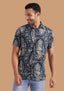 TerraDesi Midnight Paisley Heritage Rayon Shirt