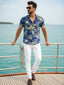 TerraDesi Indigo Riverbank Botanical Cotton Shirt