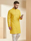 HaldiAura Premium Yellow Cotton Kurta | TerraDesi Festive Essential