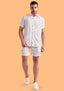 TerraDesi Pink Racquet Sprinkles Viscose Co-Ord Set