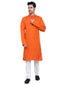 TerraDesi Saffron Heritage Cotton Kurta Pajama Set for Men