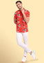 TerraDesi Sunset Palm Printed Shirt – Tropical Summer Casual Wear