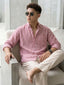 TerraDesi Crimson Coast Stripe Cotton Shirt