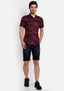 TerraDesi Dark Wave Abstract Print Rayon Shirt – Wine & Purple Statement Wear