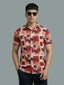 TerraDesi Geometric Clay Abstract Viscose Rayon Shirt