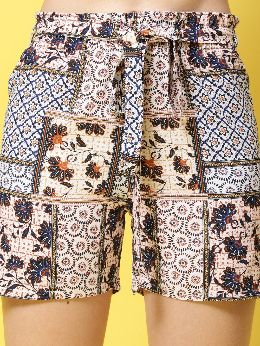 TerraDesi Rangrez Patchwork Shorts – Artisan Edit