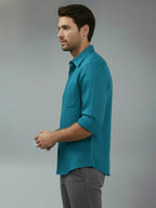 TerraDesi Men’s Essential Solid Cotton Blend Shirt