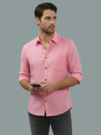 TerraDesi Men’s Essential Solid Cotton Blend Shirt