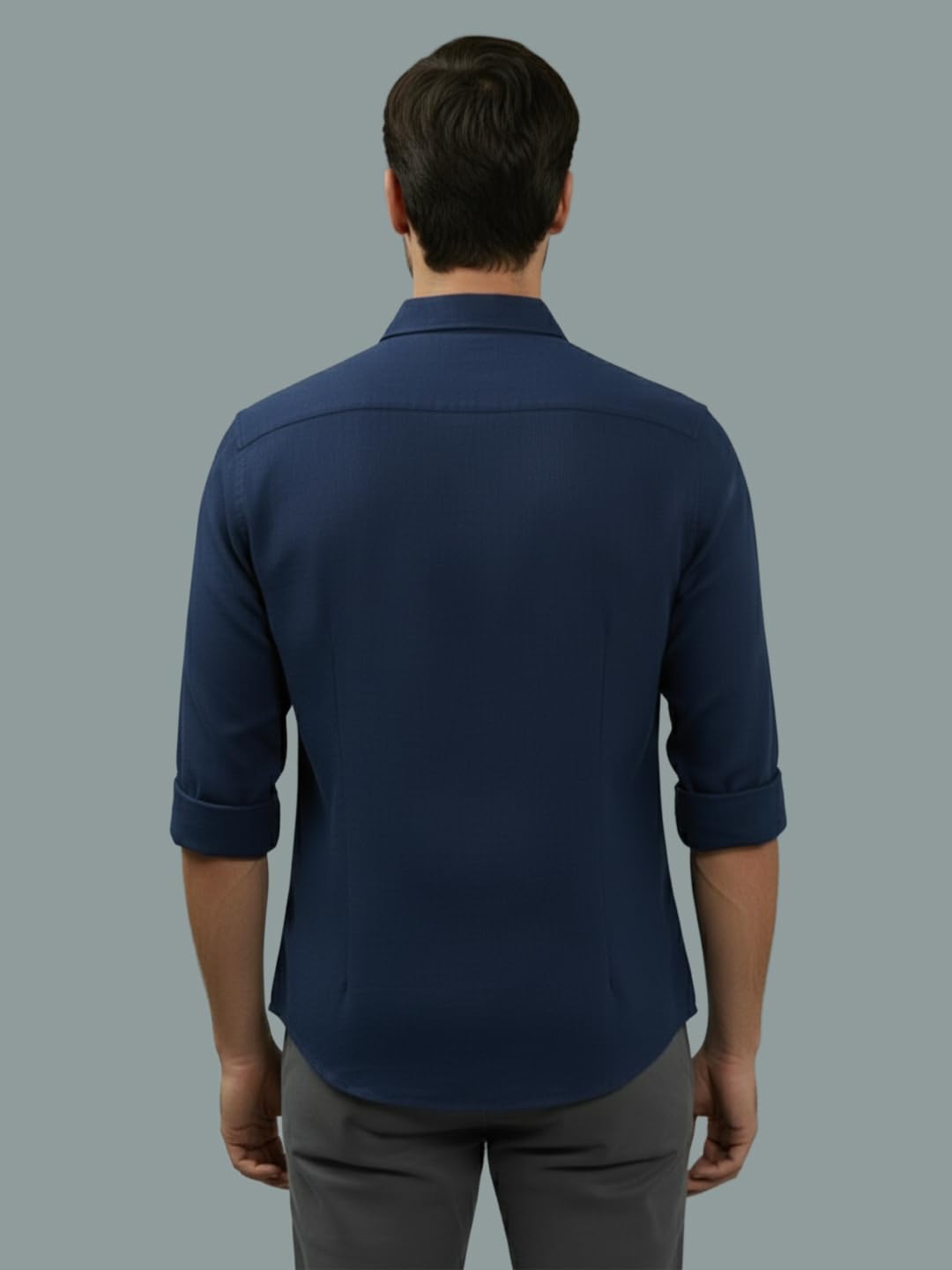 TerraDesi Men’s Essential Solid Cotton Blend Shirt
