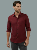 TerraDesi Men’s Essential Solid Cotton Blend Shirt