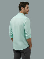 TerraDesi Men’s Essential Solid Cotton Blend Shirt