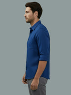 TerraDesi Men’s Essential Solid Cotton Blend Shirt