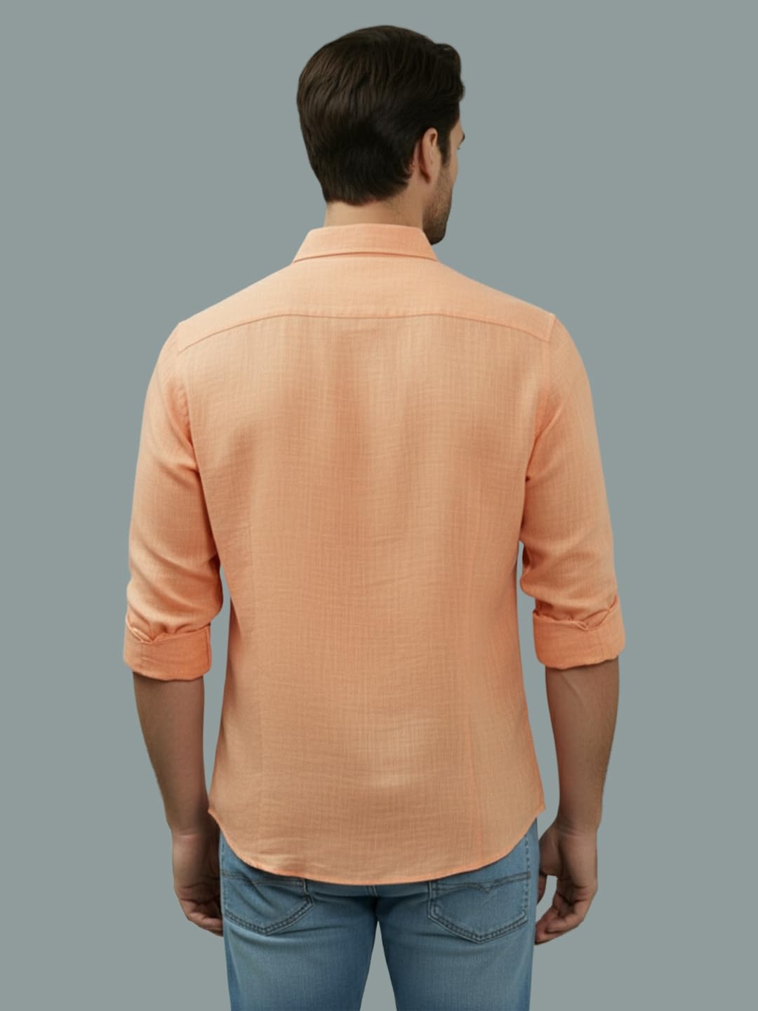 TerraDesi Men’s Essential Solid Cotton Blend Shirt