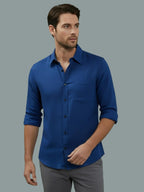 TerraDesi Men’s Essential Solid Cotton Blend Shirt