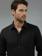 TerraDesi Men’s Essential Solid Cotton Blend Shirt