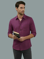 TerraDesi Men’s Essential Solid Cotton Blend Shirt