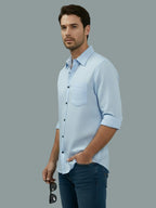TerraDesi Men’s Essential Solid Cotton Blend Shirt