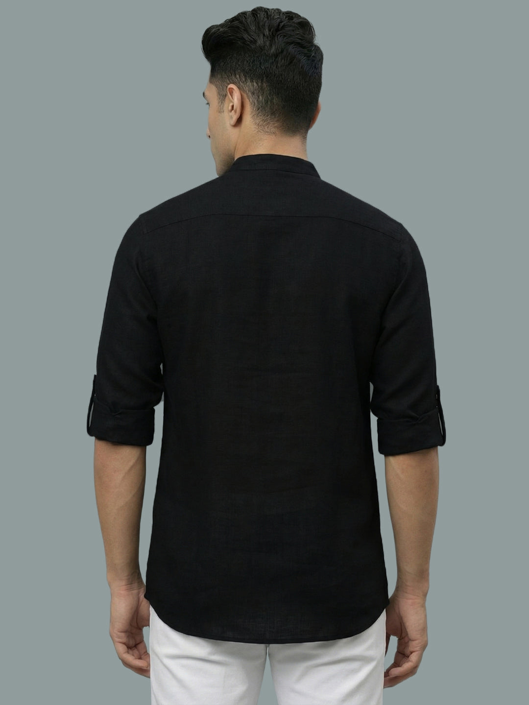 TerraDesi Men's Casual Regular Fit Full Sleeve Pocket Contrast Kurta (SE119)