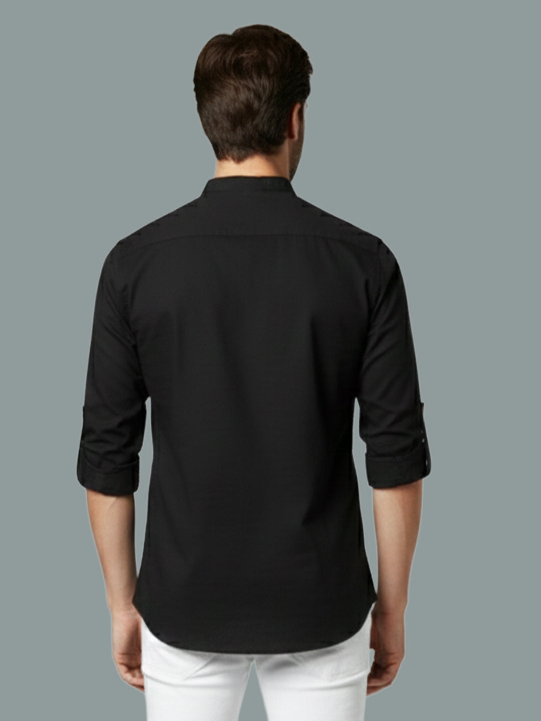 TerraDesi Men's Regular Fit Cotton Mandarin Collar Kurta (SE120)