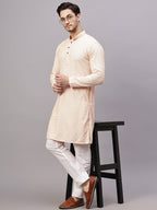 TerraDesi Royal Pista Bloom Chikankari Sequined Kurta Pajama Set