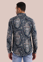 TerraDesi Midnight Garden Paisley Long Sleeve Shirt