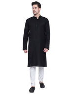 TerraDesi Saffron Heritage Cotton Kurta Pajama Set for Men