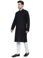 TerraDesi Saffron Heritage Cotton Kurta Pajama Set for Men