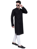 TerraDesi Saffron Heritage Cotton Kurta Pajama Set for Men
