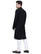 TerraDesi Saffron Heritage Cotton Kurta Pajama Set for Men