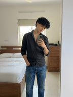 TerraDesi SunAura Yellow Cotton Classic Shirt