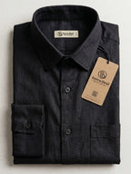 TerraDesi SunAura Yellow Cotton Classic Shirt