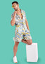 TerraDesi Azure Marble Swirl Viscose Co-Ord Set