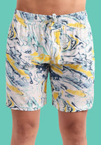 TerraDesi Azure Marble Swirl Viscose Co-Ord Set