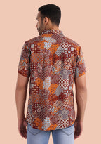 TerraDesi Heritage Patchwork Paisley Viscose Rayon Shirt