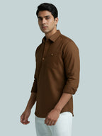 TerraDesi Breathable Cotton Short Kurta – Timeless Men's Style (SE83)