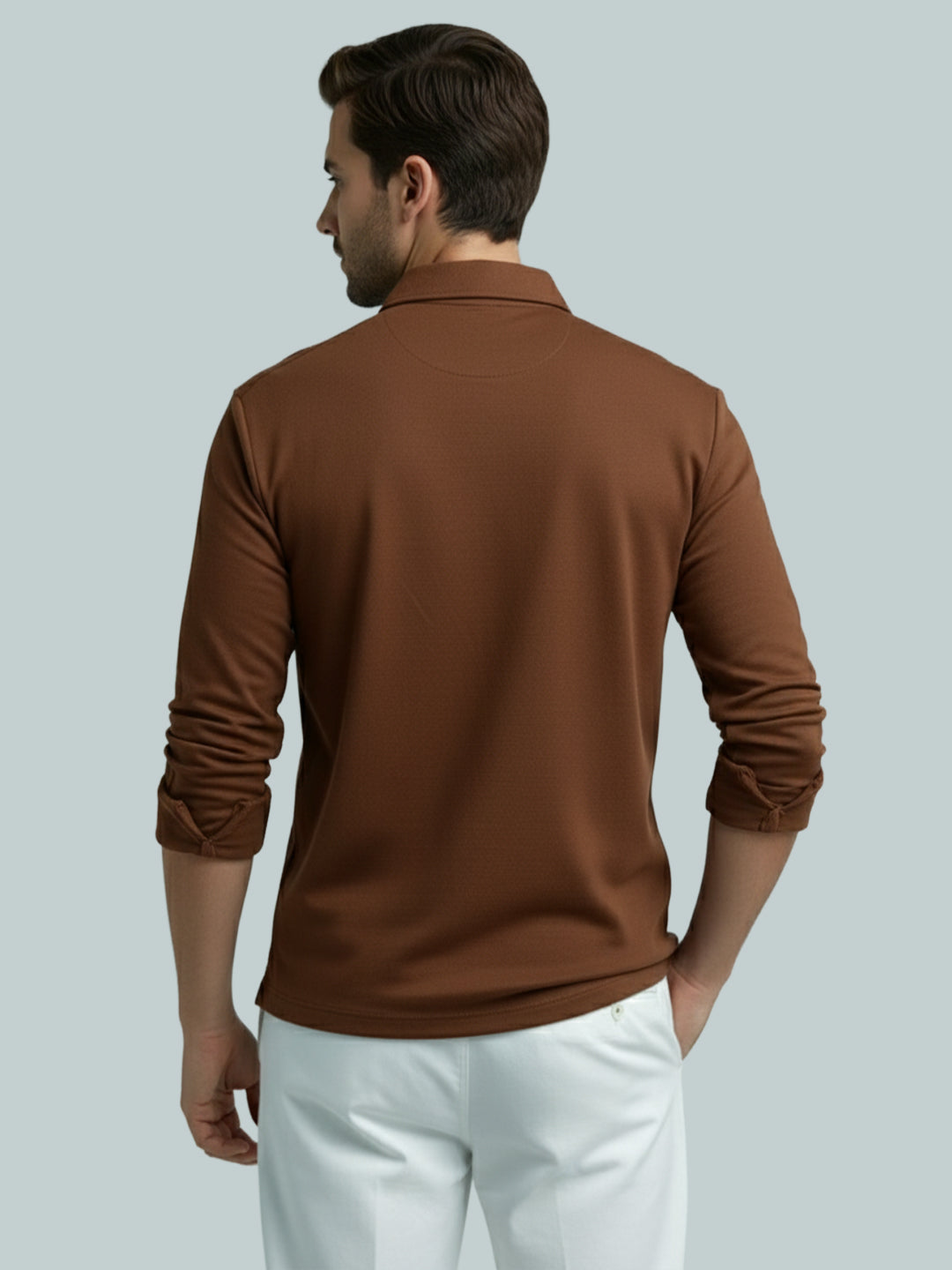 TerraDesi Men's Solid Cotton Short Kurta – Smart Everyday Style (SE88)