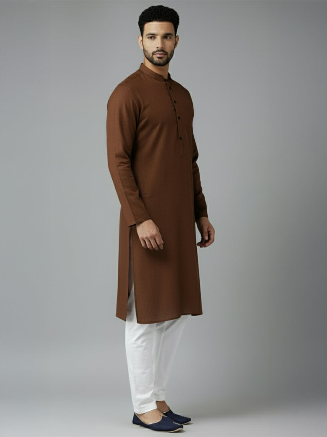 TerraDesi Midnight Classic Cotton Kurta Pajama Set