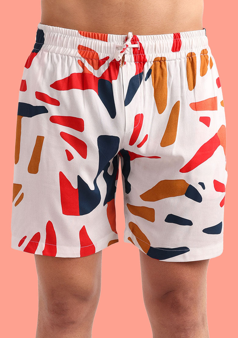 TerraDesi Abstract Horizon Multicolour Viscose Co-Ord Set