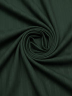 TerraDesi Men's Dark Green Vertical Stripe Cotton Short Kurta