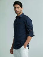 TerraDesi Men's Premium Cotton Short Kurta – Modern Ethnic Essential (SE82)