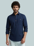 TerraDesi Modern Cotton Kurta for Men – Casual Ethnic Essential (SE86)