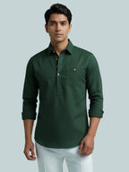 TerraDesi Breathable Cotton Short Kurta – Timeless Men's Style (SE83)