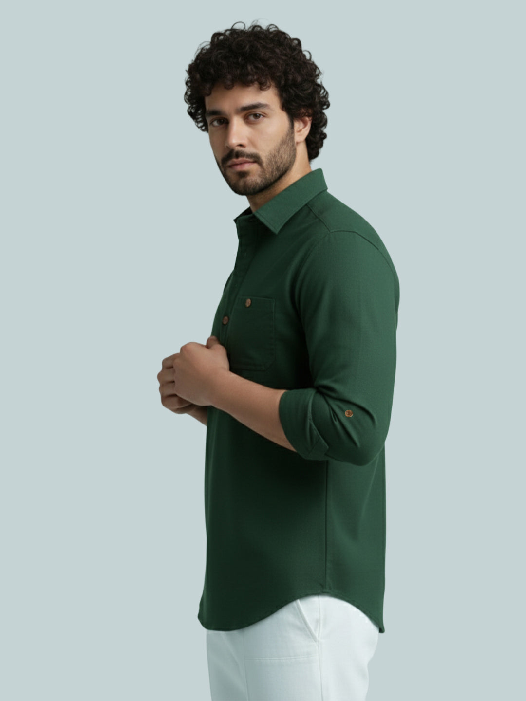 TerraDesi Modern Cotton Kurta for Men – Casual Ethnic Essential (SE86)