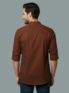 TerraDesi Men's Regular Fit Cotton Mandarin Collar Kurta (SE120)