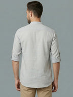 TerraDesi Men's Regular Fit Cotton Mandarin Collar Kurta (SE120)