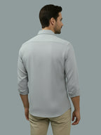 TerraDesi Saffron Ember Solid Cotton Formal Shirt