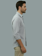 TerraDesi Saffron Ember Solid Cotton Formal Shirt