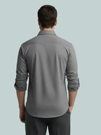 TerraDesi Onyx Midnight Solid Cotton Short Kurta