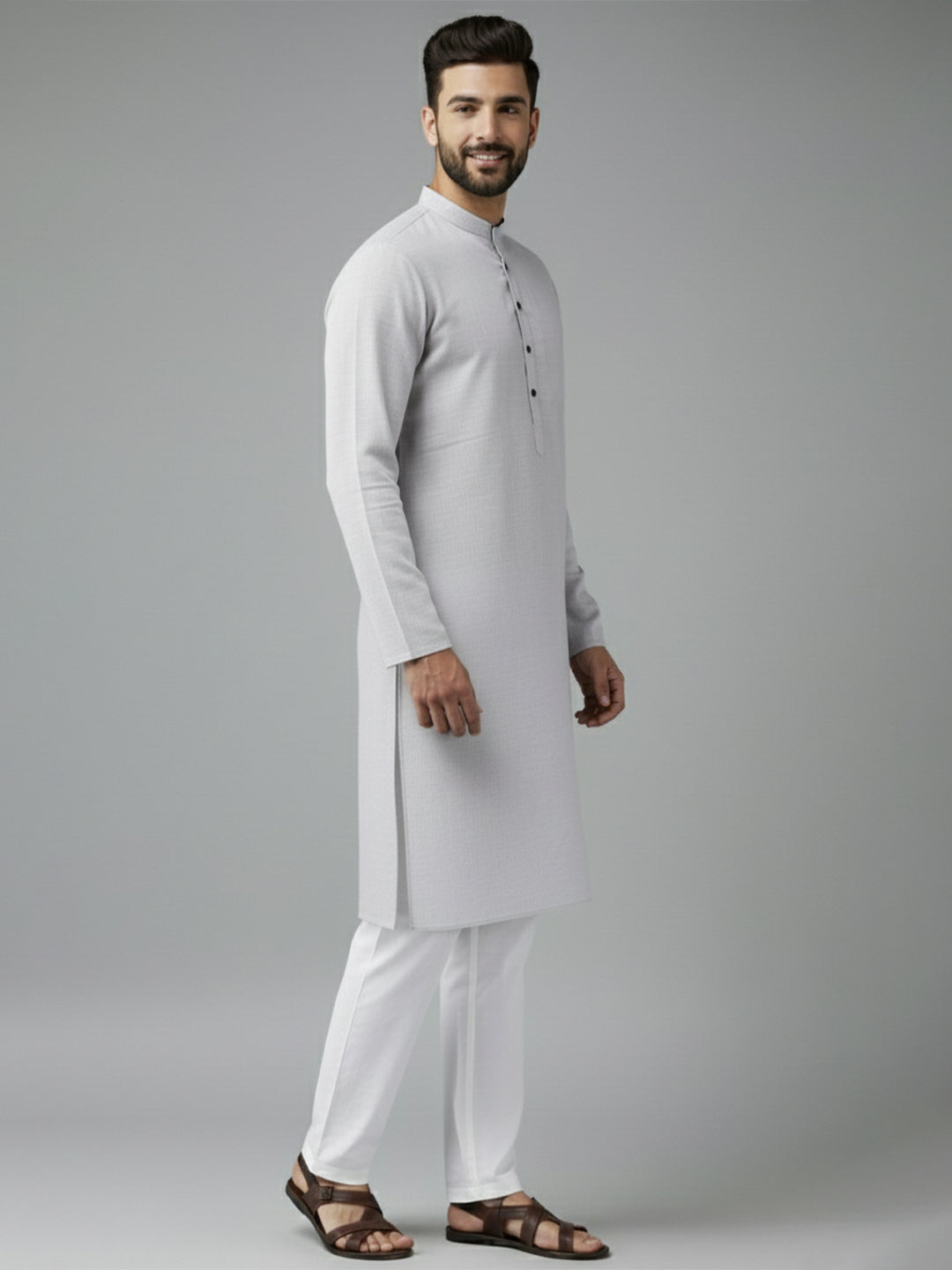 TerraDesi Midnight Classic Cotton Kurta Pajama Set